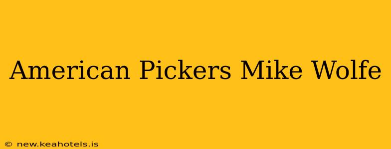 American Pickers Mike Wolfe