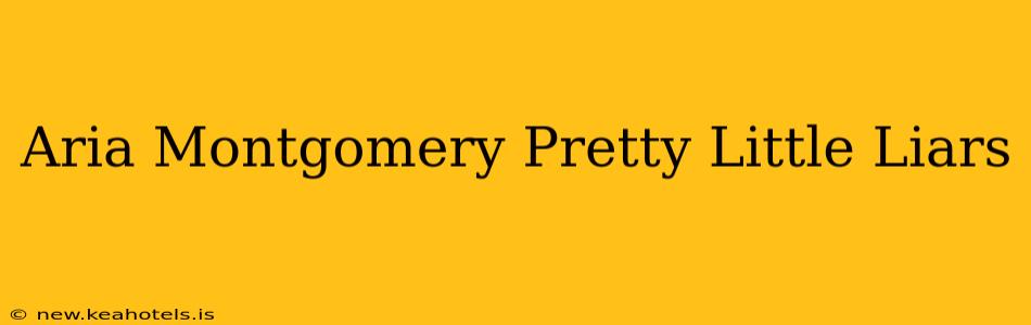 Aria Montgomery Pretty Little Liars