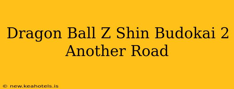 Dragon Ball Z Shin Budokai 2 Another Road