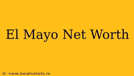 El Mayo Net Worth
