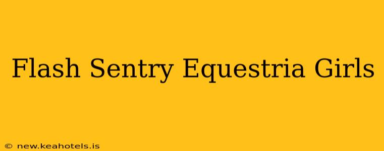 Flash Sentry Equestria Girls