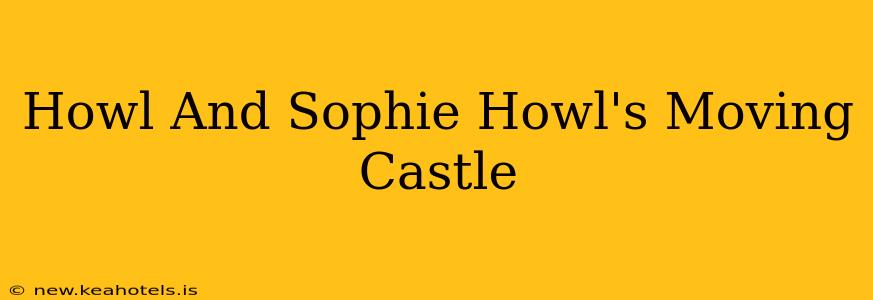 Howl And Sophie Howl's Moving Castle