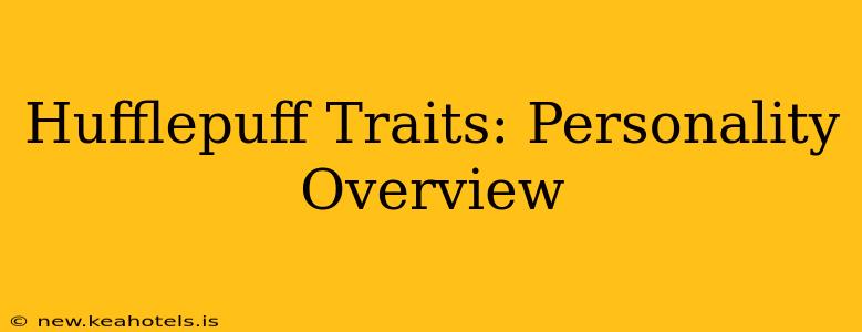 Hufflepuff Traits: Personality Overview