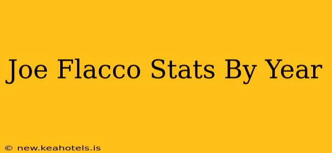 Joe Flacco Stats By Year
