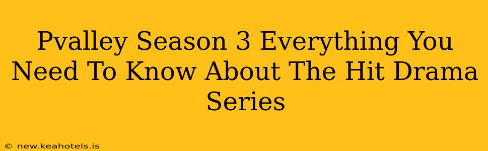 Pvalley Season 3 Everything You Need To Know About The Hit Drama Series