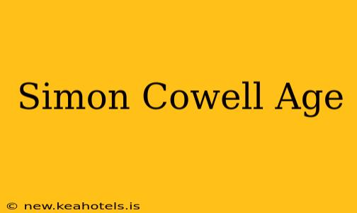 Simon Cowell Age