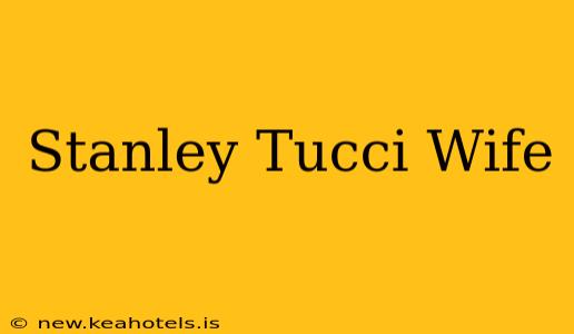 Stanley Tucci Wife